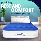EnerPlex Queen Air Mattress with Built-in Pump - 16 Inch Double Height Inflatable Mattress for Camping image 2
