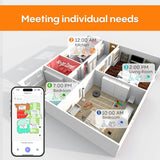 Robot Vacuum and Mop with Self-Emptying, 5000Pa Robotic Vacuum with LiDAR Navigation, Mapping, 60-Day Hands-Free Cleaning, No-Go Zones,Wi-Fi/App/Alexa Control, Ideal for Pet, Hard Floors, Carpet image 4
