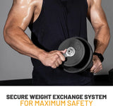 Adjustable Kettlebell Set [Bells of Steel] Kettle Bell Weight Set, Steel Shell, Internally-Loaded for Full Body Workouts, Competition Standard 35mm Handle, 12-20.5kg image 3
