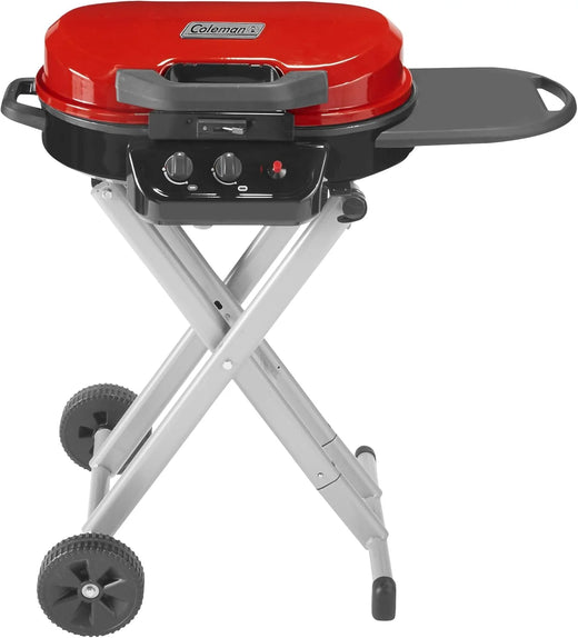 Portable standing propane grill