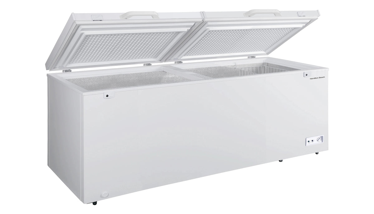 Hamilton Beach 21 Cu. ft. Chest Freezer, Double Doors, HZ9212, White