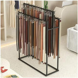 Floor Mounted Belt Hanger & Organizer Rack - Versatile Storage Holder for Belts, Ties, Scarves & Purses - Commercial Display Stand for Men’s Closet, Multifunctional Accessory Storage Solution image 2