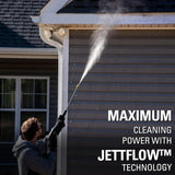 2300 pounds/square inch true brushless electric high-pressure cleaning machine (2.3 gallons/minute), 25 feet hose, quick-connect nozzle, 15°, 24°, 40° soap nozzles and turbine nozzle image 4