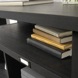 36-inch high 4-section bookshelf, Raven oak color image 2