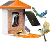 Bird Feeder with Camera with AI Identify Birds Species Solar Panel, Smart Bird House with Cam, 2K Live View, Instant Arrival Alerts
