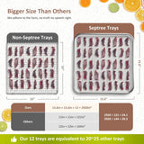 Commercial Large 12 Trays Food Dehydrator, Usable Area up to 22.67ft², 1200W Full Stainless Steel Dryer Machine, up to 190℉ Temperature, for Meat, Fruit, Veggies, Beef, Herbs, Pet Foods image 4