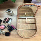 Makeup With Dresser Storage Box Jewelry Organizer Box Desktop Storage Box image 2
