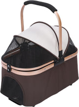 Pet cart, a three-in-one foldable pet travel backpack, suitable for small to medium-sized dogs and cats image 3