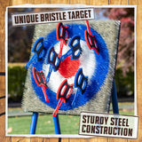 EastPoint Deluxe Steel Frame Axe Throw Target Game Set image 4