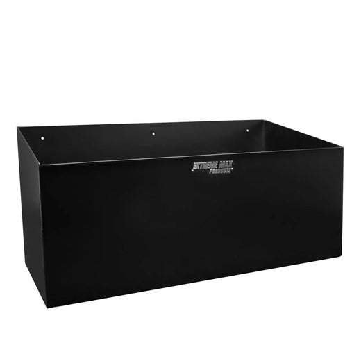 Extreme Max Dual Fuel Jug Holder -- Aluminum Design for Two 5 Gallon Jugs, Black Storage Organizer for Trailers & Garages