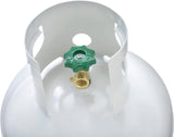 Steel Propane Tank Cylinder with POL Valve and Collar, Great for Mixed Heating Systems, Home fireplaces, Dryers and Grills-Flame King image 3