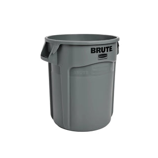 Heavy-duty round trash can / dumpster, 20-gallon capacity, white, suitable for outdoor garbage containers in places such as garden workers / construction workers / restaurants / backyards / offices / storage areas, 6 pieces per set.