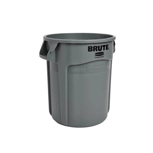 Heavy-duty round trash can / dumpster, 20-gallon capacity, white, suitable for outdoor garbage containers in places such as garden workers / construction workers / restaurants / backyards / offices / storage areas, 6 pieces per set.