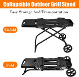 Collapsible Grill Stand for Ninja Woodfire Grill, Traeger, Pit Boss, and 22" Blackstone Griddle image 4