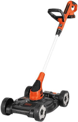 Combination String Trimmer, Lawn Mower, and Edger, Cordless 3-in-1