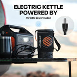 Electric Kettle, Multi-Functional Portable Travel Water Boiler Cooker, 30 oz Electric Kettle for Coffee, Cooking, Popcorn Maker, Camping RV Essentials image 2