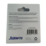 150mAh 2/3 AA Solar Rechargeable Batteries, 4-pk image 2