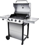 Performance Series Convective 4-Burner with Side Burner Cart Propane Gas Stainless Steel Grill - 463377319 image 4
