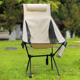 Foldable Chair Ultralight Folding Moon Chairs Outdoor Removable Washable Fishing Picnic BBQ Chairs with Carry Bag Outdoor Stool image 4