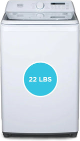 BLACK DECKER 0.9 Cu. Ft. Portable Washing Machine - 5 Wash Cycles image 4