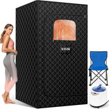 Upgraded Sauna Box for Relaxation, Detoxification, Portable Steam Sauna for Home with Steamer, 9 Levels, 2.6’ x 2.6’ x 5.9’ image 2