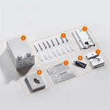 Retractable Indoor and Outdoor Clothes Wall Hanger Drying Rack Balcony Bathroom Invisible Clothesline Wire Rope(E) image 2