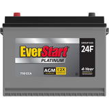 EverStart Platinum AGM Automotive Battery, Group Size 24F 12 Volt, 750 CCA - MadeInUSA image 4
