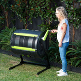 65-Gallon Compost Tumbler And Cart Combo image 3