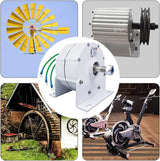 12000W Low RPM Permanent Magnet Generator 12V 24V 48V 120V 220V, Free Energy Gearless Permanent Magnet Generator Motor DIY for Wind Turbine Water Turbine,12V image 3