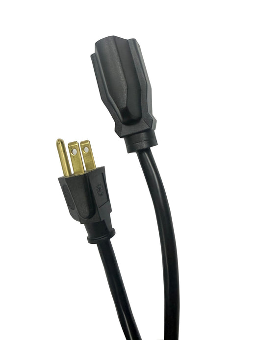 20' 16 Gauge 1-Tap Outdoor Extension Cord, Black