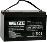 Deep Cycle AGM 12 Volt 100Ah Battery, Maintenance-Free, 3% Self-Discharge Rate, 1150A Max Discharge Current, Perfect for RV, Solar, Trolling Motor, Wind, Marine, Camping and Off-Grid System image 2