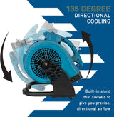 Filter fan FM-48, outdoor cooling type, sturdy and durable, powerful in performance, high wind speed, three-speed adjustment, highly suitable for use in camping, courtyards, picnics and other occasions. image 4