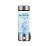 Hydrogen Water Bottle Generator(Silver) - Up to 6360 PPB - Certified H2 Generator- SPE/PEM Technology - - Portable Hydration & Athletic Performance System