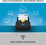 iX1600 Wireless or USB High-Speed Cloud Enabled Document, Photo & Receipt Scanner with Large Touchscreen and Auto Document Feeder for Mac or PC, 17 watts, Black image 4