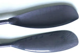 High-performance lightweight double-body carbon fiber kayak paddle, featuring wing-shaped blades, elliptical shafts and adjustable knobs (suitable for users with a height of 215 - 225 centimeters) image 3