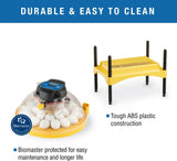 A 24-position automatic egg incubator with constant temperature control function, suitable for hatching 24 eggs, duck eggs or other egg types. It offers the best flexibility and can be used with eggs of different sizes. image 3