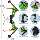 2. Master Controller Bow, 20 Zynix Whistle Arrows, 2 Parachute Replacement Parts, 2 Shoulder Straps and 4 Arrow Bags - Long-distance Outdoor Equipment image 2
