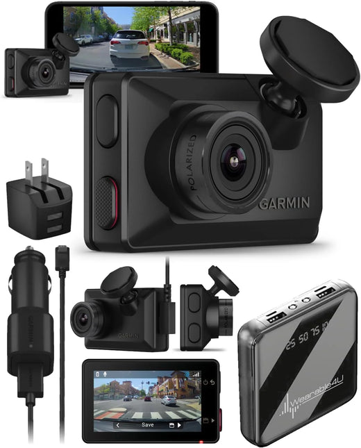 Ultra-small 1080p high-definition car recorder with a 140-degree viewing angle, built-in clarity polarizing filter, supports voice control, automatic recording function. Sold with a charging battery kit.