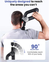 Professional massage gun - deep tissue impact massage, 16mm amplitude, suitable for professional muscle massager for athletes, can relieve pain, quiet electric back massager, as a gift for him image 4