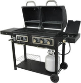 Dual Fuel Combination Charcoal/Gas Grill image 2