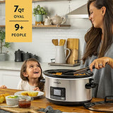 Crock-Pot 7 Quart Portable Programmable Slow Cooker with Timer and Locking Lid image 4