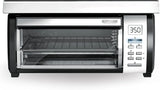 BLACK DECKER SpaceMaker Under Counter Toaster Oven, Digital Controls, Black/Stainless Steel, Fits 9-测-- Pizza or 4 Slices