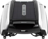 Solar Powered Automatic Robotic Pool Surface Skimmer Cleaner with 24/7 Continuous Cleaning Battery Power and Re-Engineered Twin Salt Chlorine Tolerant Motors (Blue)