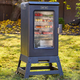 30-inch electric oven | Built-in meat detector and outdoor-specific stand | Up to 6 times longer baking time, adjustable side spice loader | With a 725 square inch cooking area, it can achieve more baking effects
