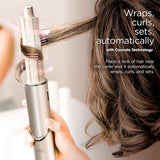 Powerful hair dryer and multi-functional styling tool, featuring automatic hair curler, paddle brush, oval brush, concentrator accessory and stones. image 2
