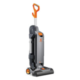 Hoover Commercial HushTone Upright Vacuum Cleaner, 15 inches with Intellibelt, For Carpet and Hard Floors, CH54115, Gray image 3