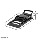 Black Widow Hydraulic Car Lift with Ramp - 3,000 lb. per pair Capacity image 3