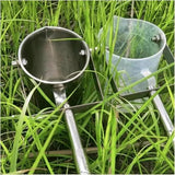 Water Quality Sampler Device Environmental Water Sampler Water Sampling Pole,Telescopic Rod Water Quality Sampler 1000ml Water Sampling Bucket Vertical Swing Sampler Retractable Water Sampli image 2
