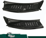 The front windshield wiper cover panel grille is compatible with the 2009 - 2014 models of Ford F150. It features two front insert panels on both the left and right sides. image 3