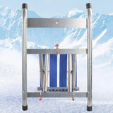 Ice scooter, outdoor skating vehicle, adult ice sled, children's sled, ice entertainment equipment, with seats, classic skating vehicle image 3